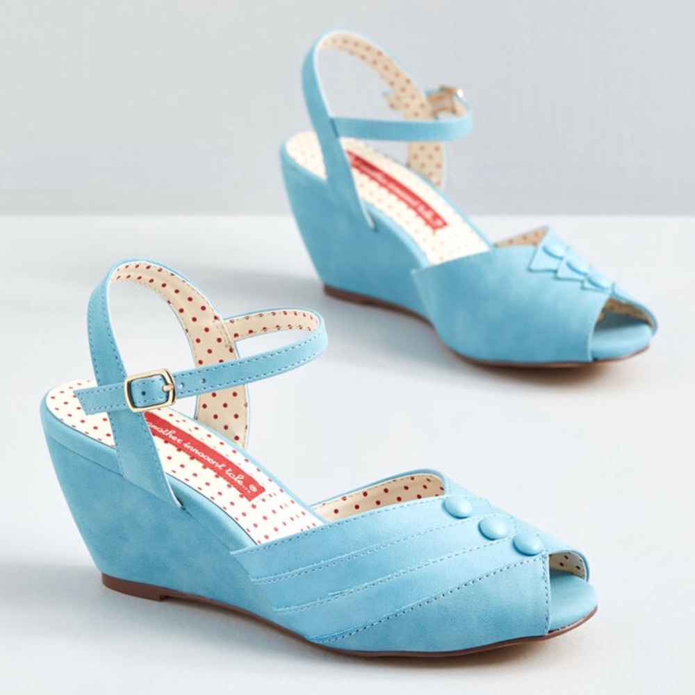 B.A.I.T. Footwear Musically Moved Peeptoe Wedge